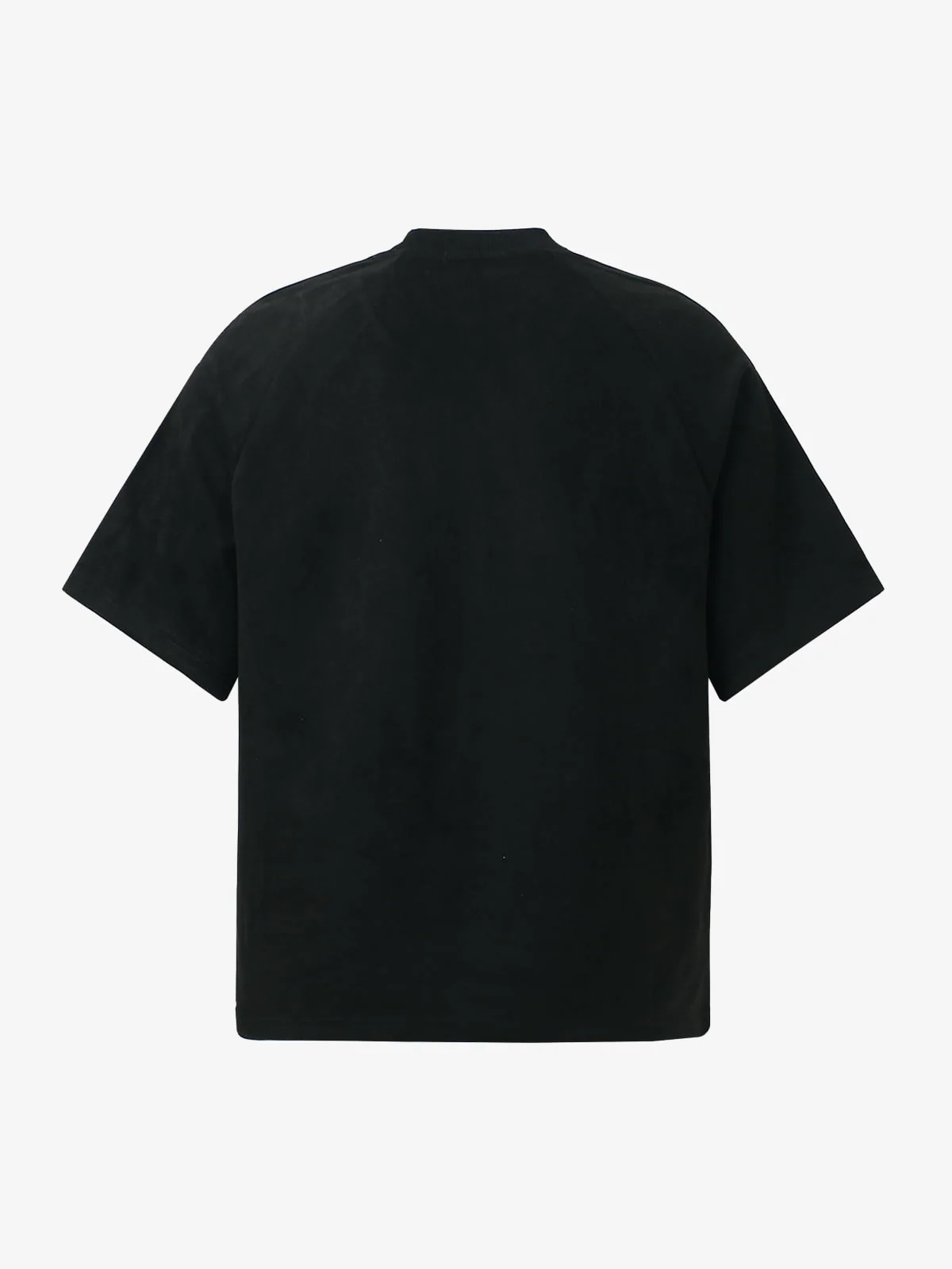 Suede Panel Embroidered Logo Short Sleeve T-Shirt - Image 7