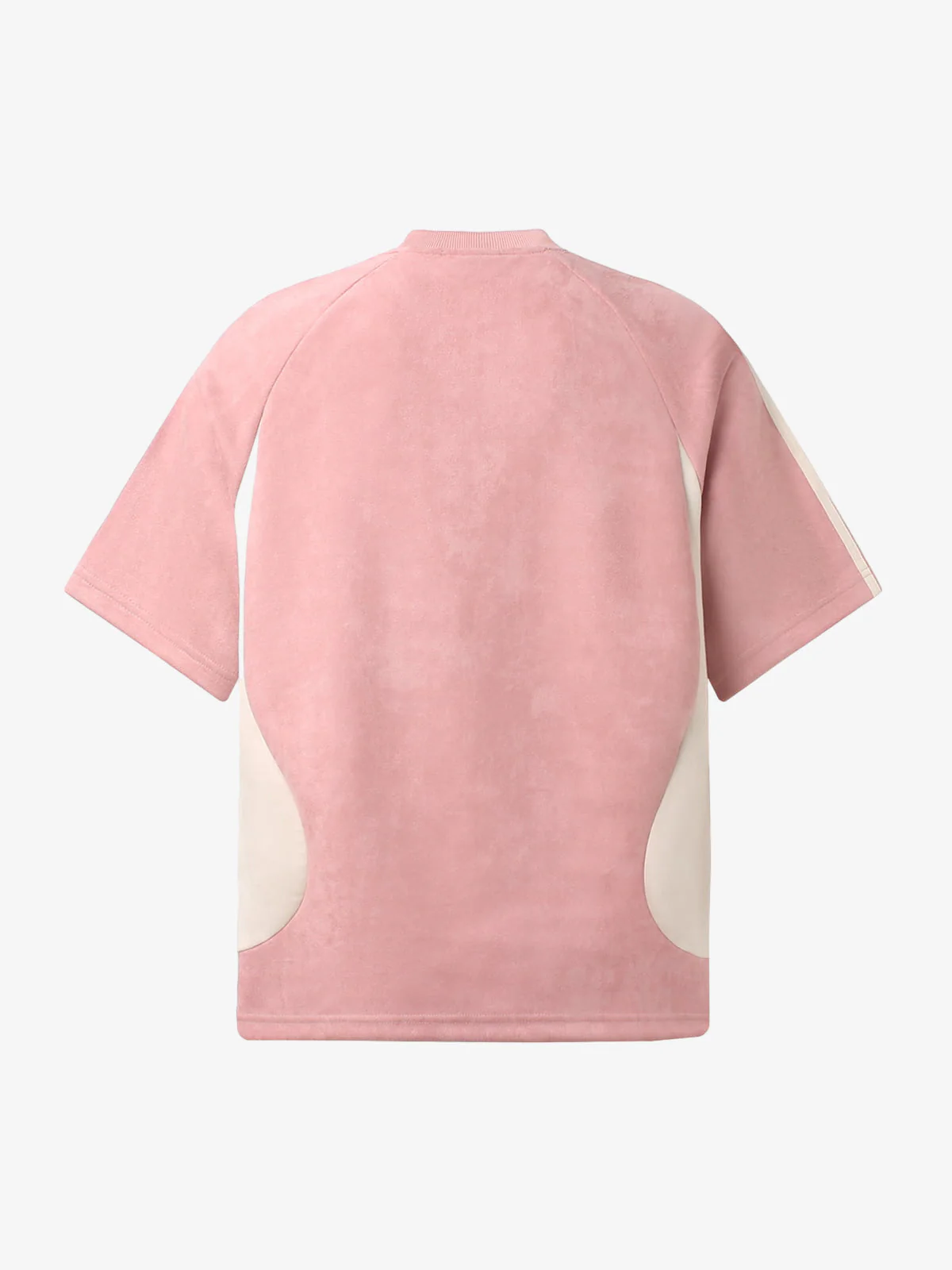 Suede Panel SUPERMADE Embroidered Short Sleeve T-Shirt - 2616 - Image 6
