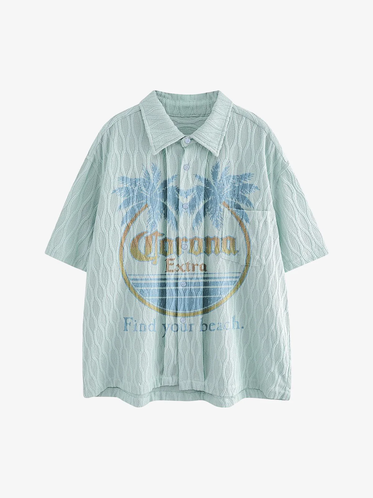 Palm Tree Short-Sleeve Shirt - Image 9