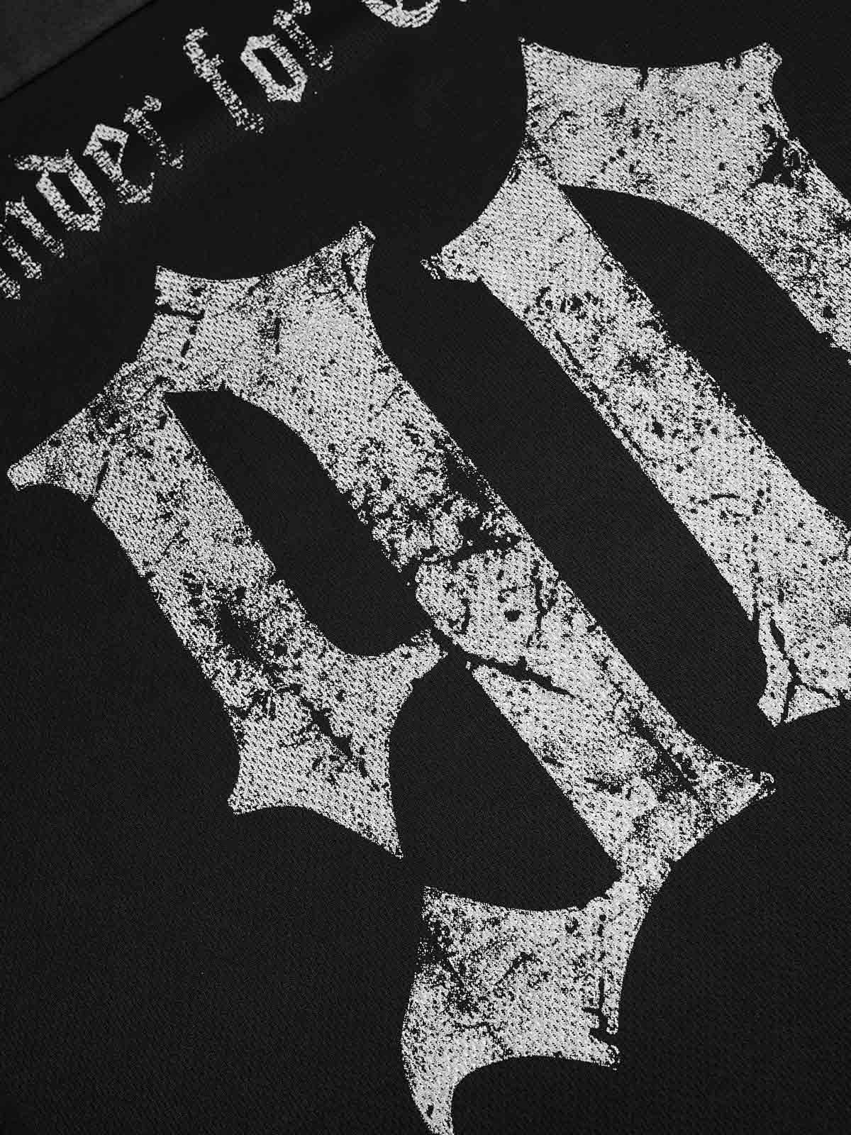 Supermade Gothic Chrome Mixed-Media Retro Jersey - Image 10