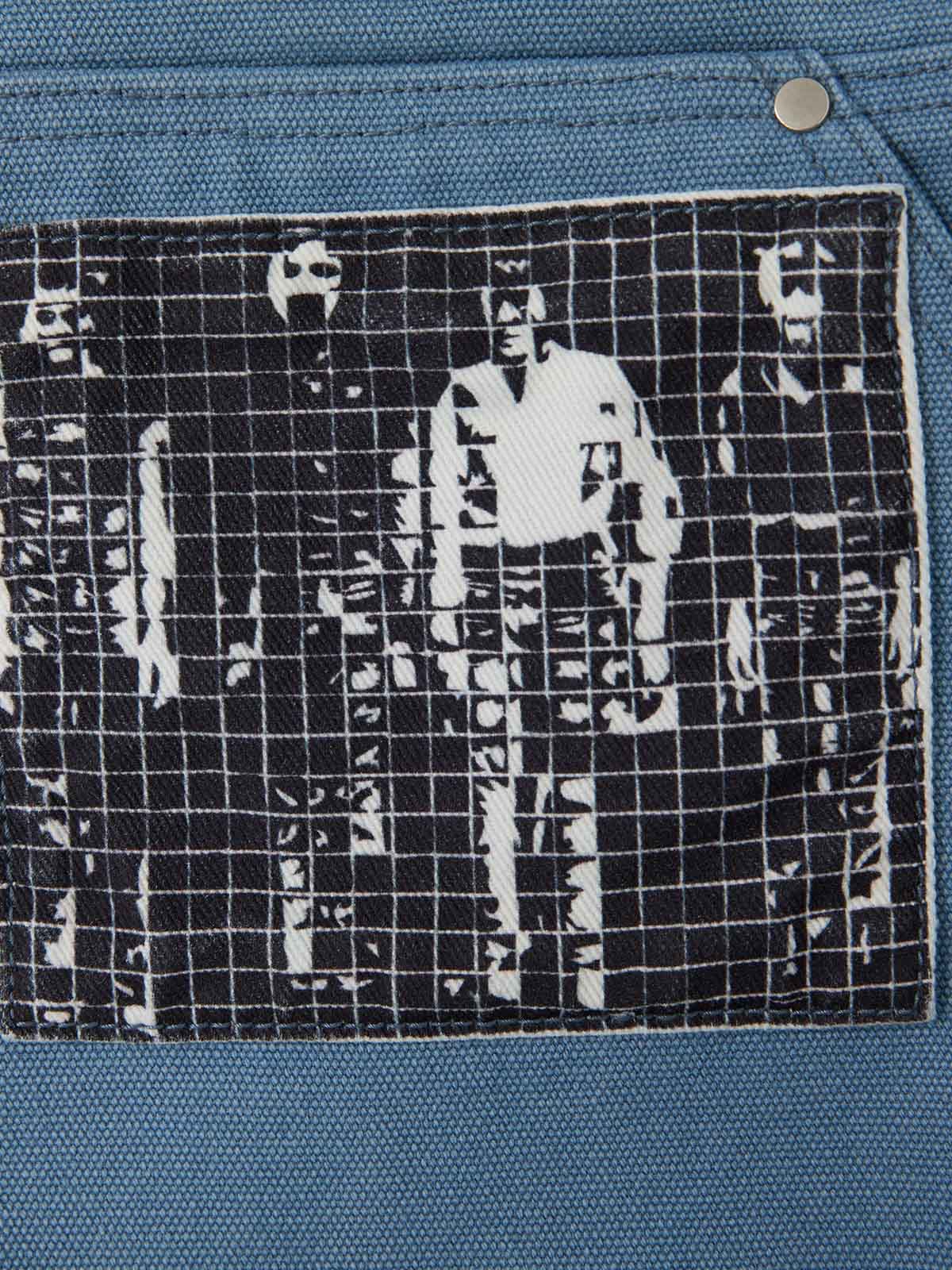 Supermade Multi-Element Appliqué Patchwork Denim Suit - 2593 - Image 25