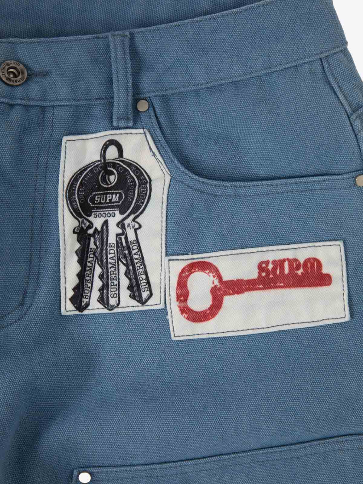 Supermade Multi-Element Appliqué Patchwork Denim Suit - 2593 - Image 31