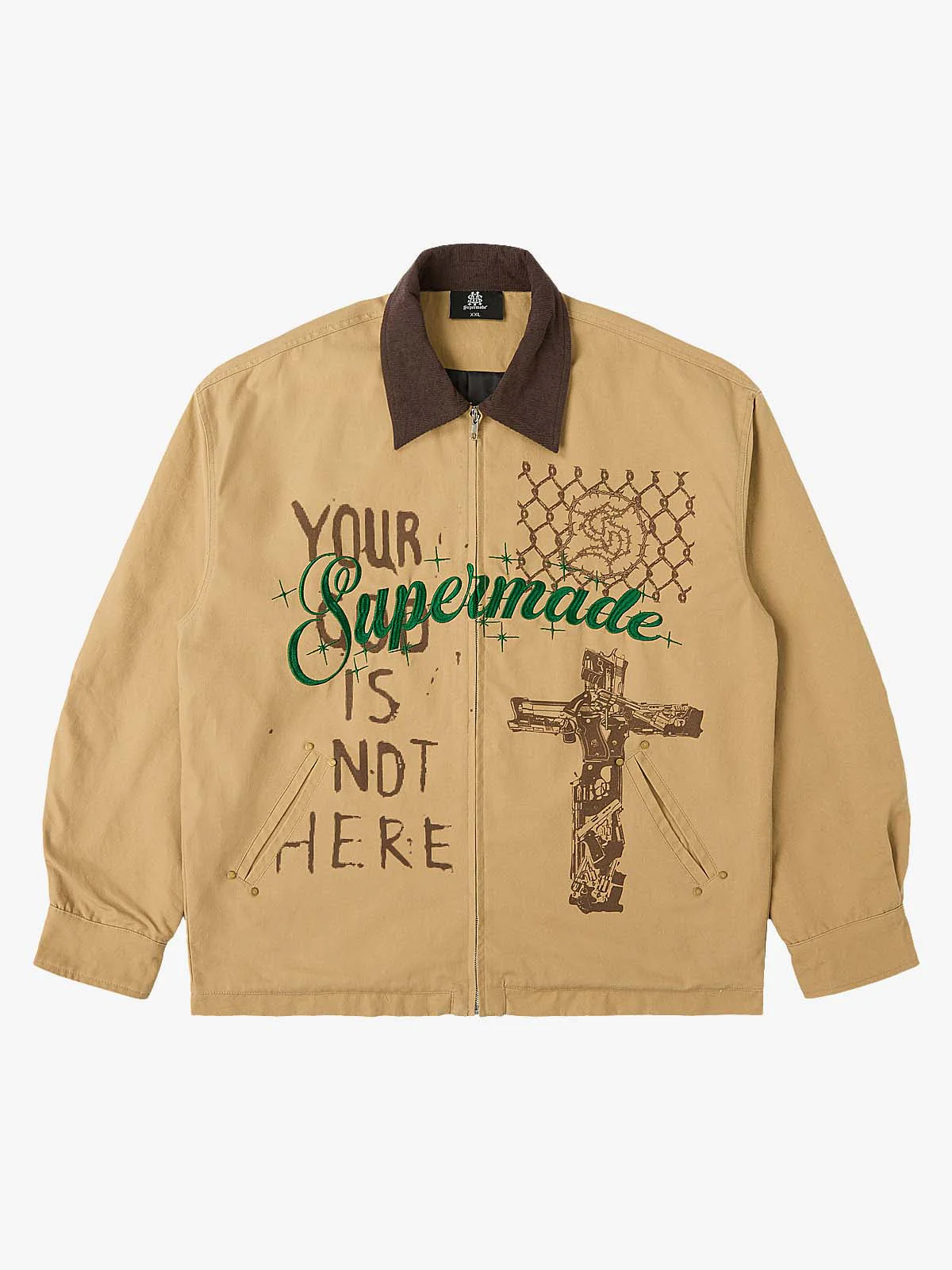 Supermade Retro Slogan Embroidered Canvas Set - 2594 - Image 16