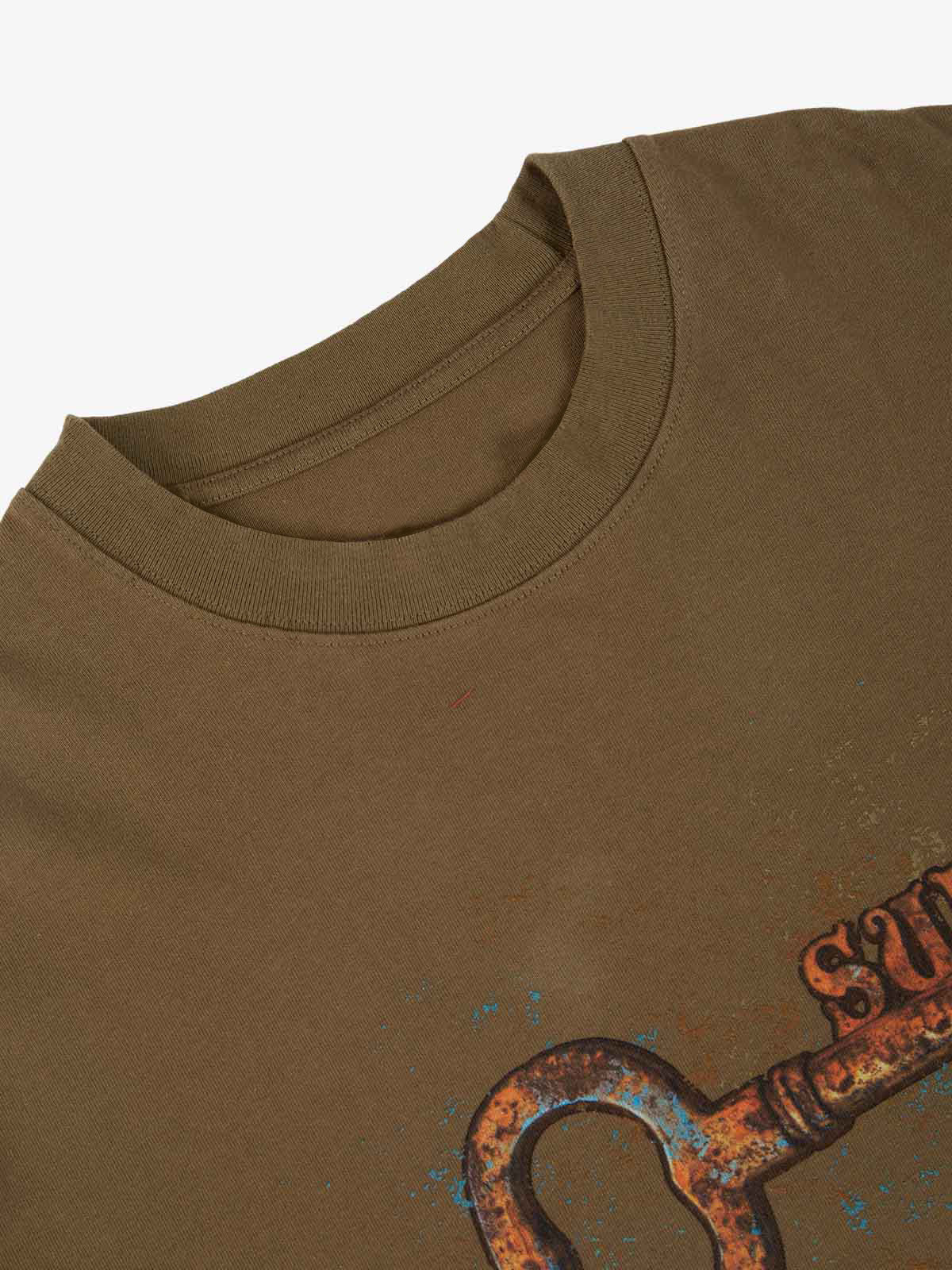 Supermade Rusty Metal Key Print T-Shirt - Image 16
