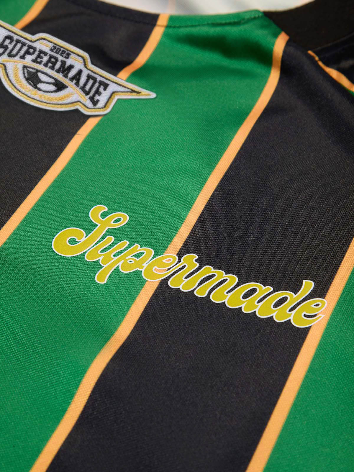 Original Retro Striped Spliced Sports Jersey T-Shirt - 2422 - Image 11