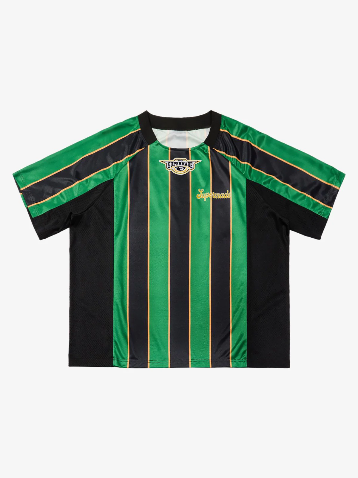Original Retro Striped Spliced Sports Jersey T-Shirt - 2422 - Image 6