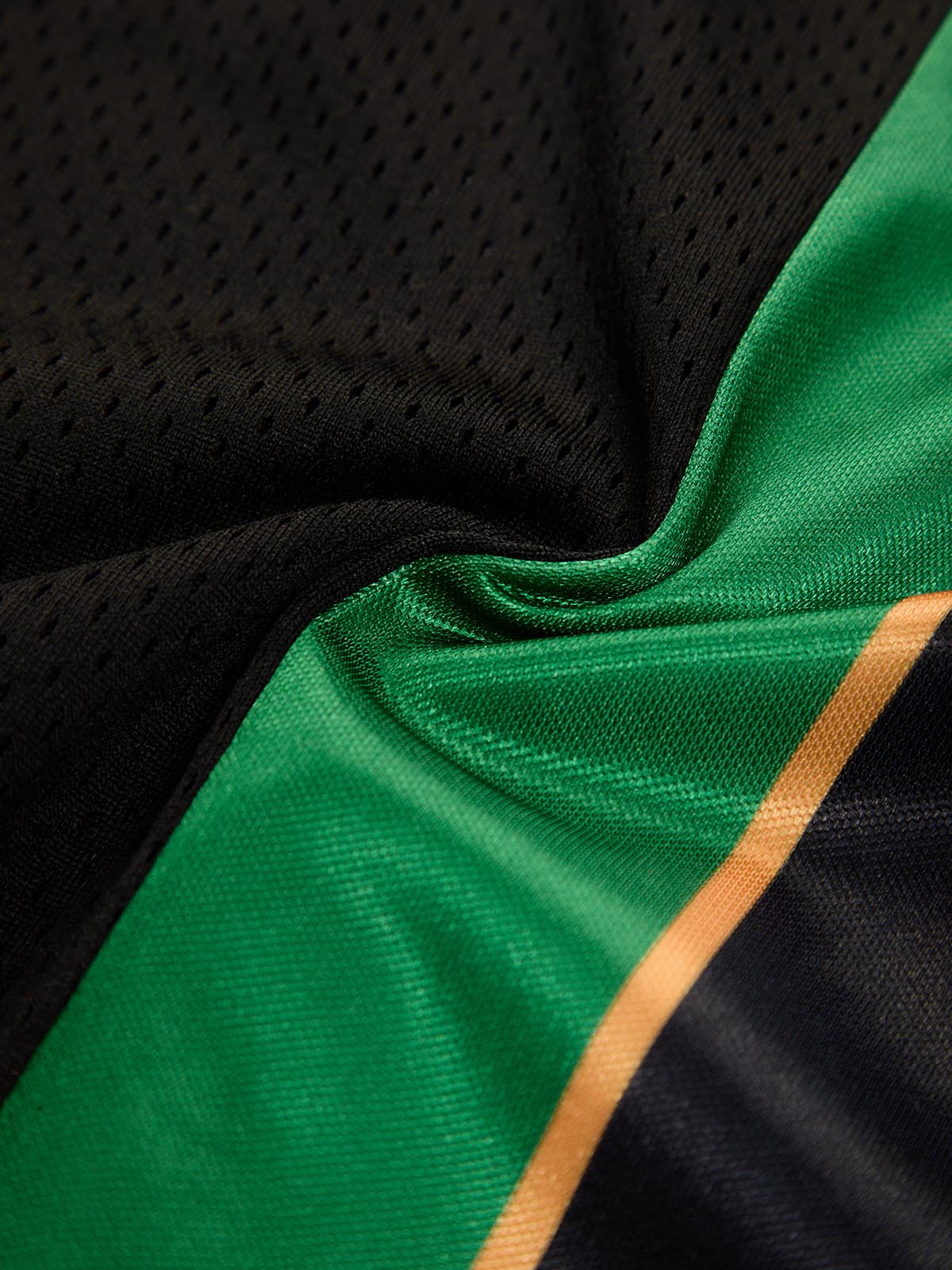 Original Retro Striped Spliced Sports Jersey T-Shirt - 2422 - Image 9