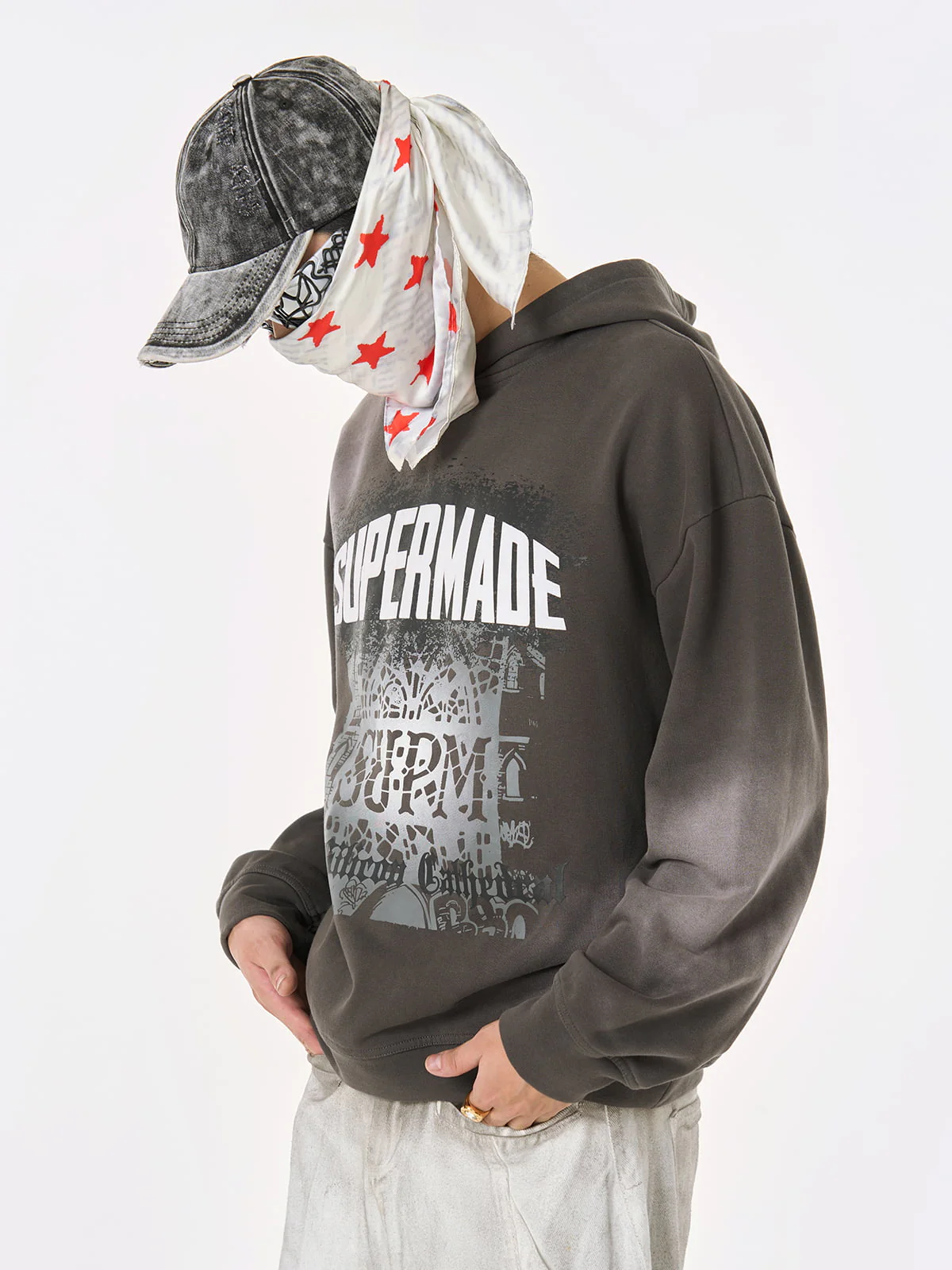 SUPM Dark Ombre Cathedral Hoodie - Image 6