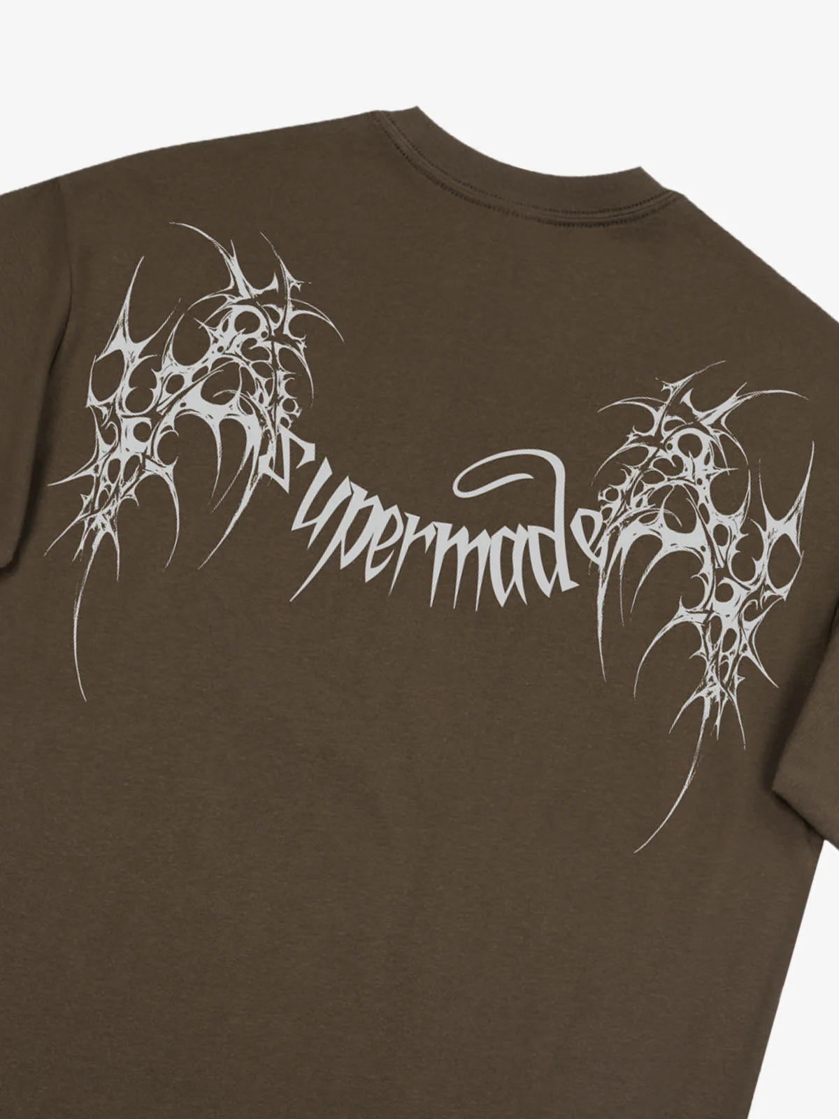 SUPM Gothic Sharp Letter Graphic T-Shirt - Image 31