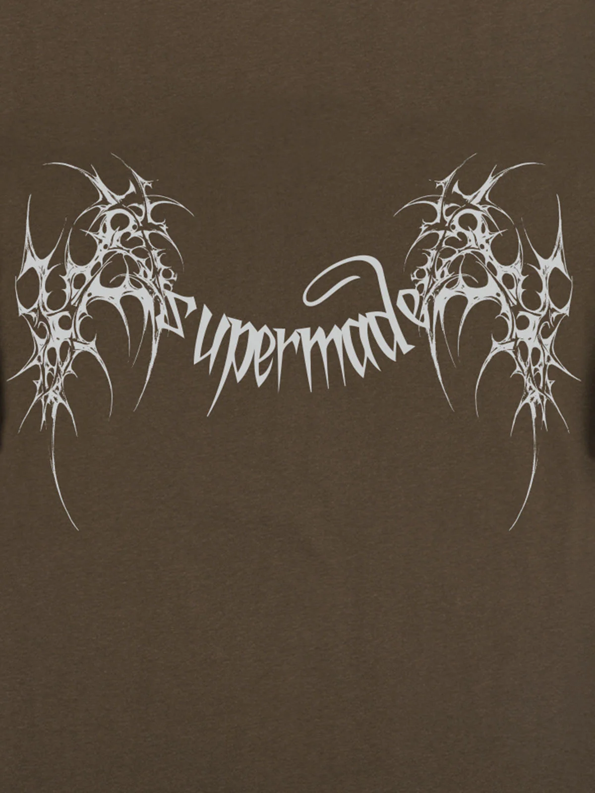 SUPM Gothic Sharp Letter Graphic T-Shirt - Image 32