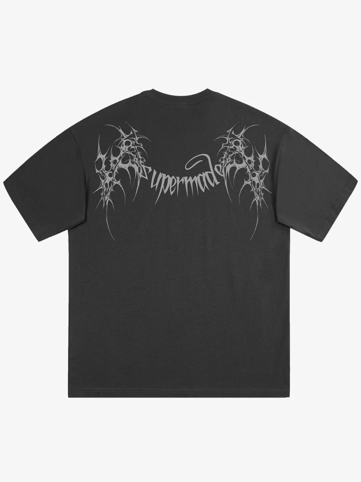 SUPM Gothic Sharp Letter Graphic T-Shirt - Image 6