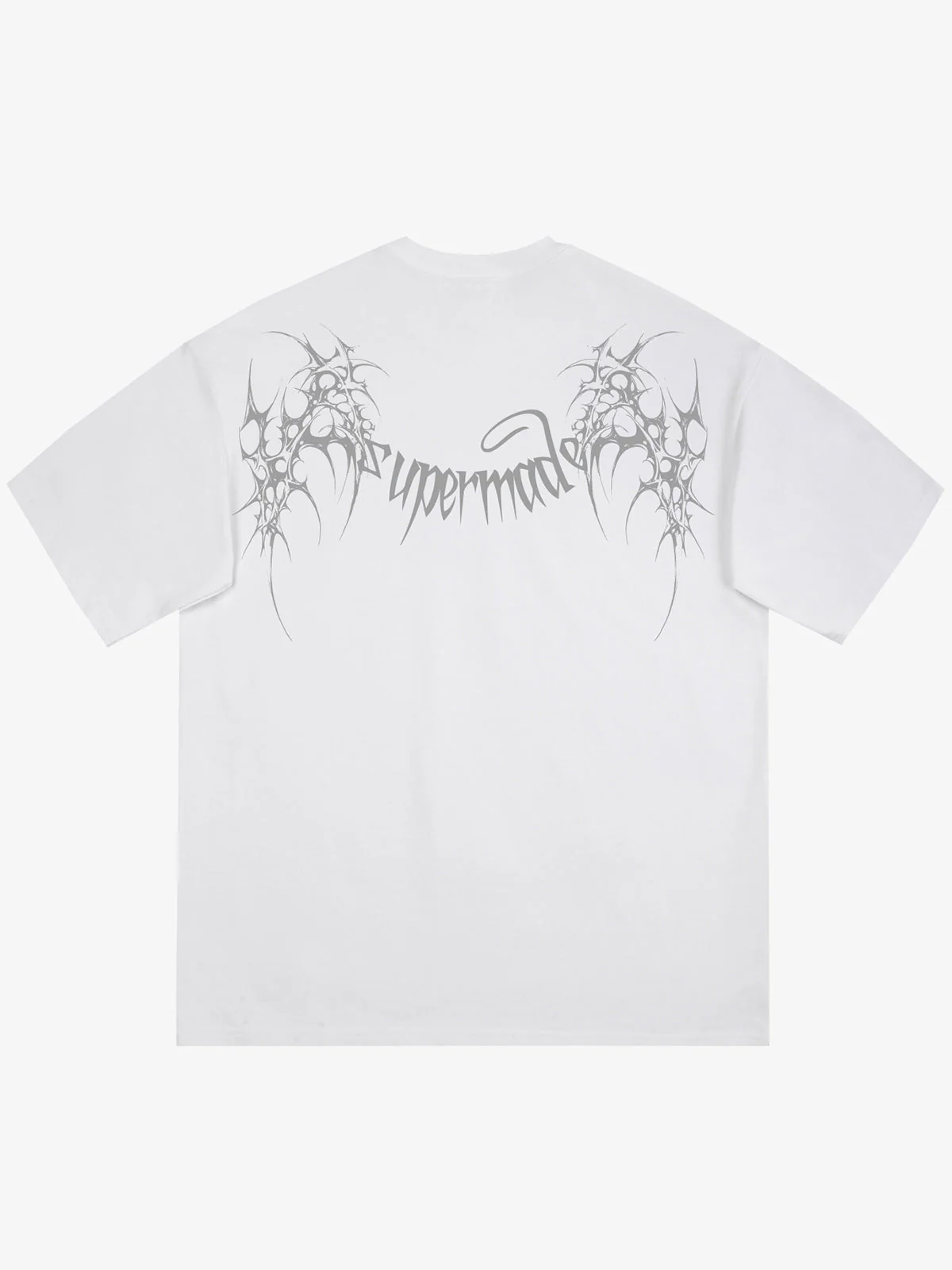 SUPM Gothic Sharp Letter Graphic T-Shirt - Image 7