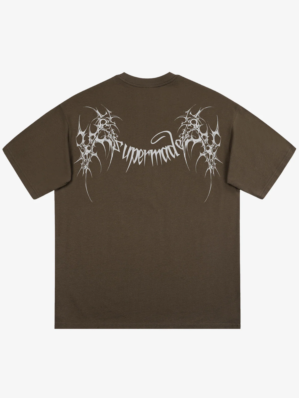 SUPM Gothic Sharp Letter Graphic T-Shirt - Image 8