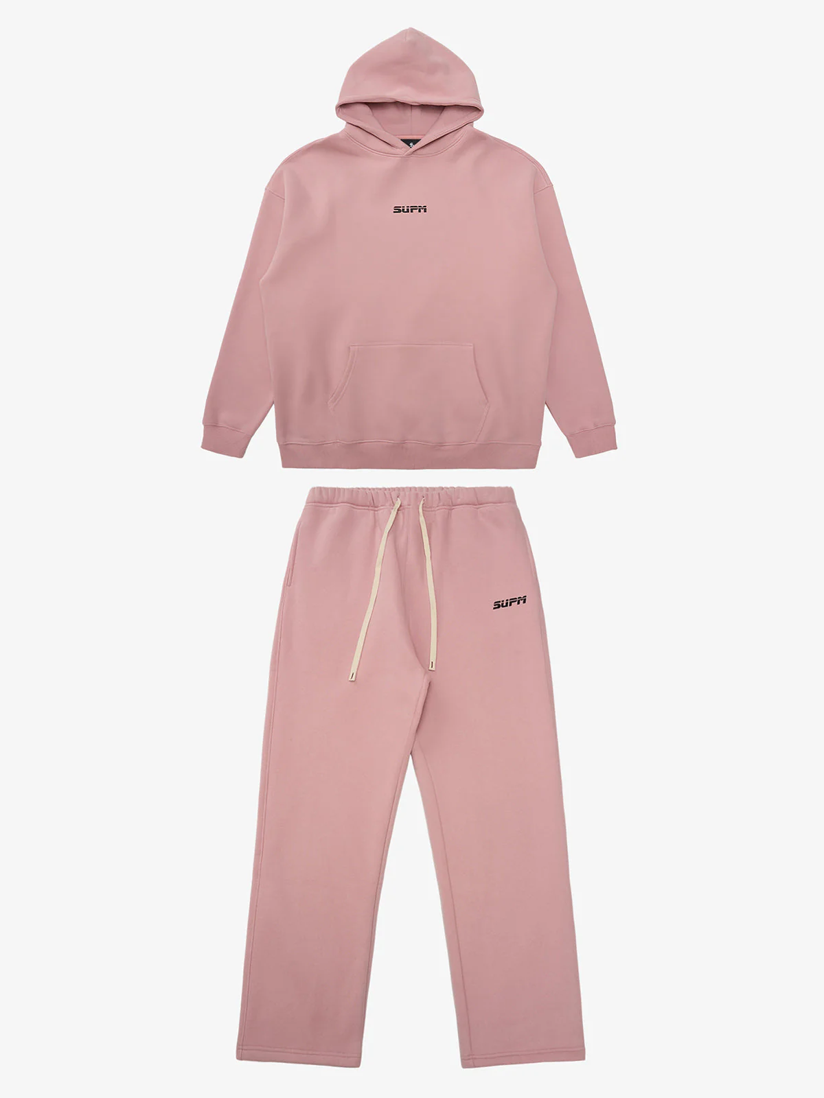 SUPM Pink Cloud Hoodie Set