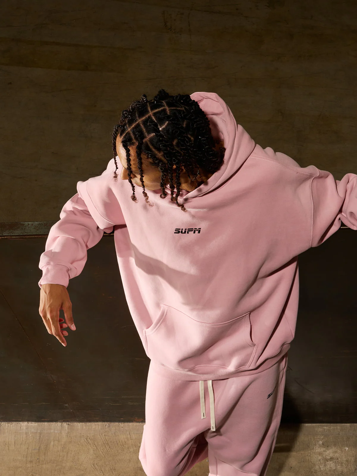 SUPM Pink Cloud Hoodie Set - Image 5