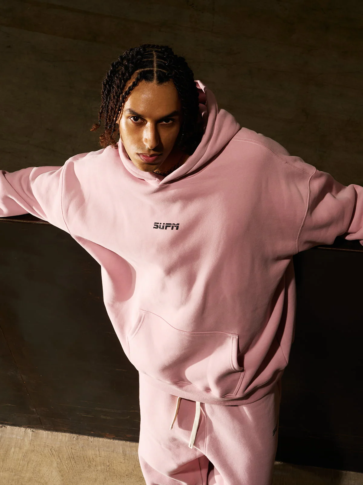 SUPM Pink Cloud Hoodie Set - Image 6