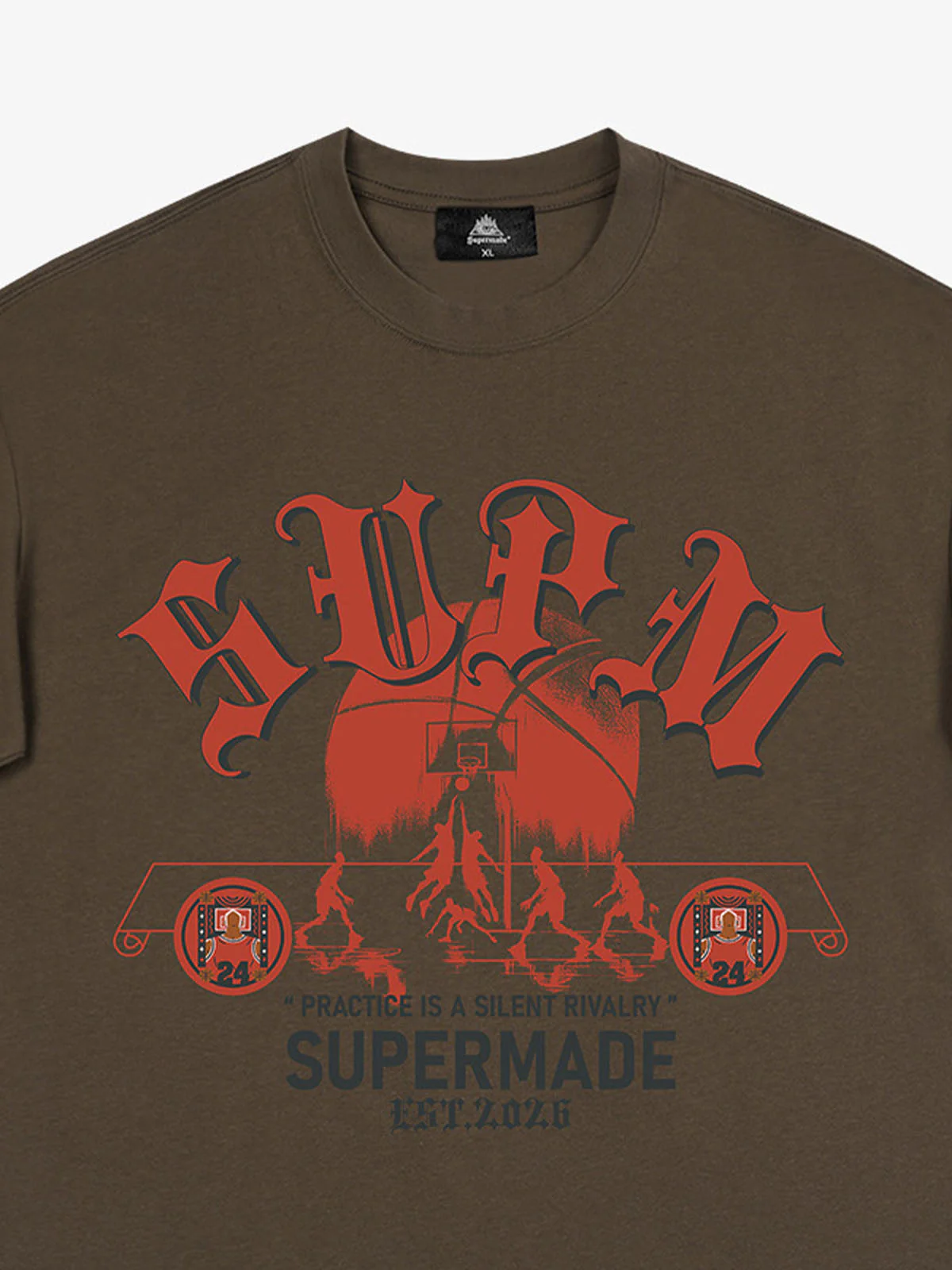 SUPM Slogan Graphic Retro Streetwear T-Shirt - Image 17
