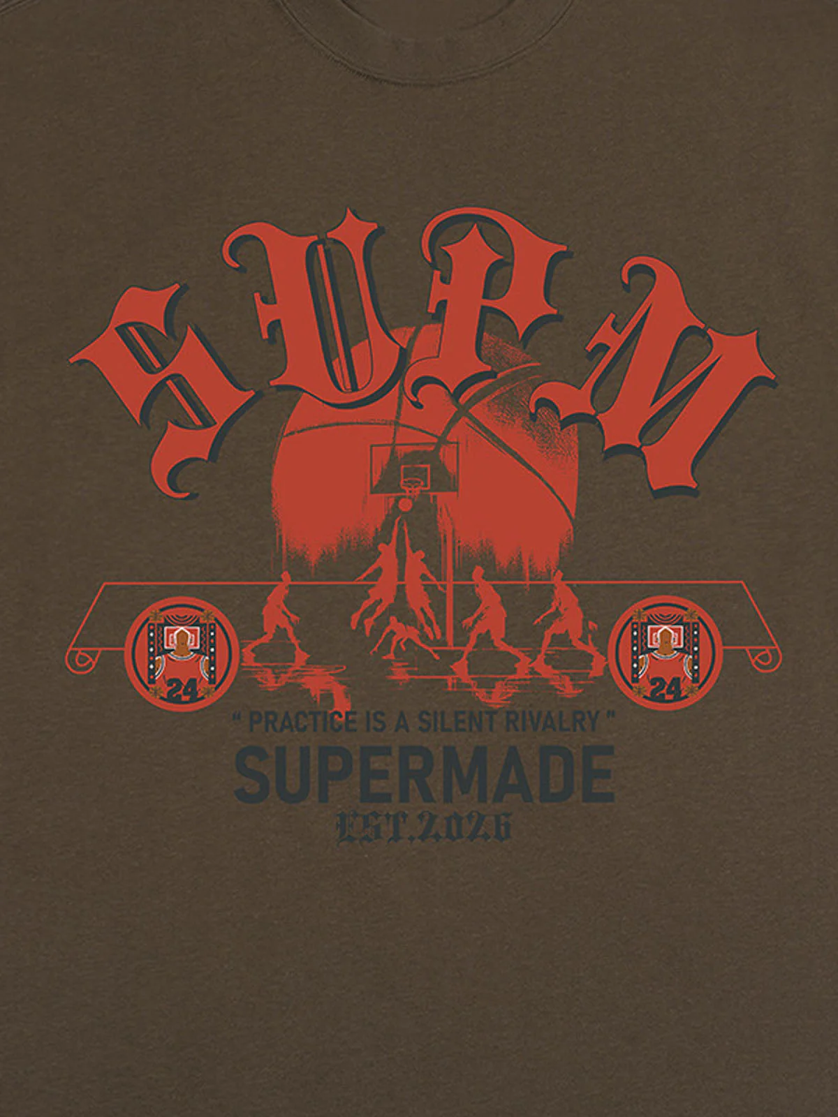 SUPM Slogan Graphic Retro Streetwear T-Shirt - Image 18
