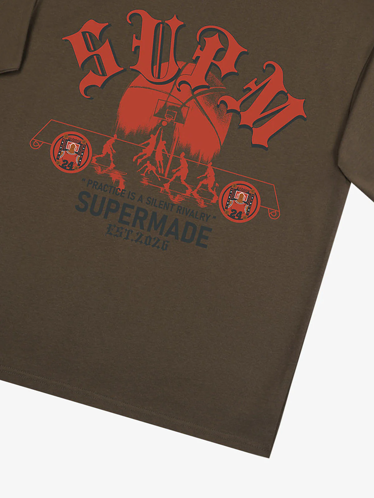 SUPM Slogan Graphic Retro Streetwear T-Shirt - Image 20