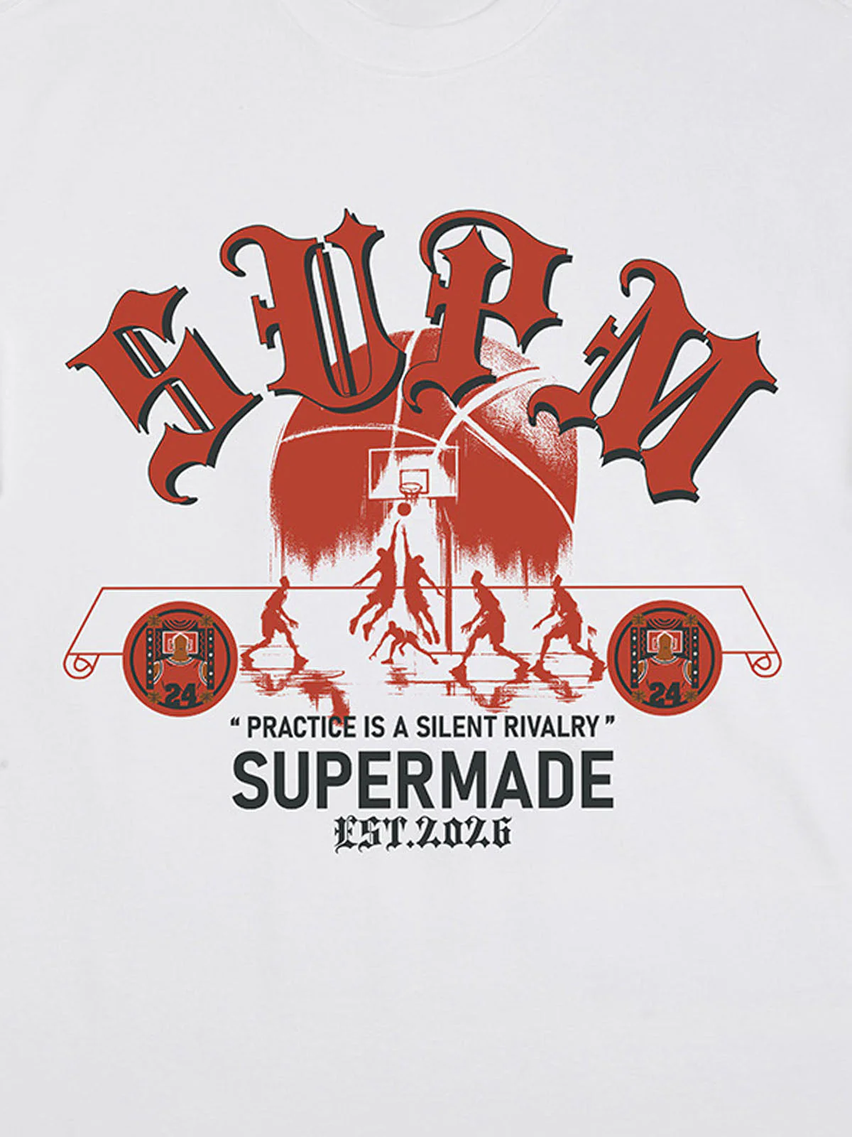 SUPM Slogan Graphic Retro Streetwear T-Shirt - Image 6