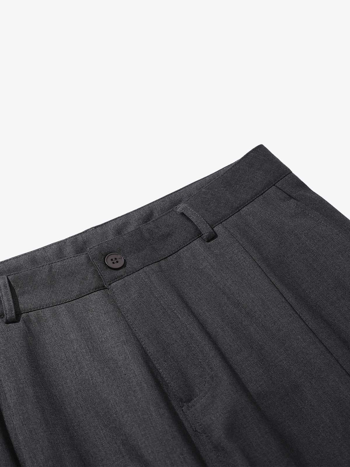Tailored Wide-Leg Woven Pleated Shorts - Image 8