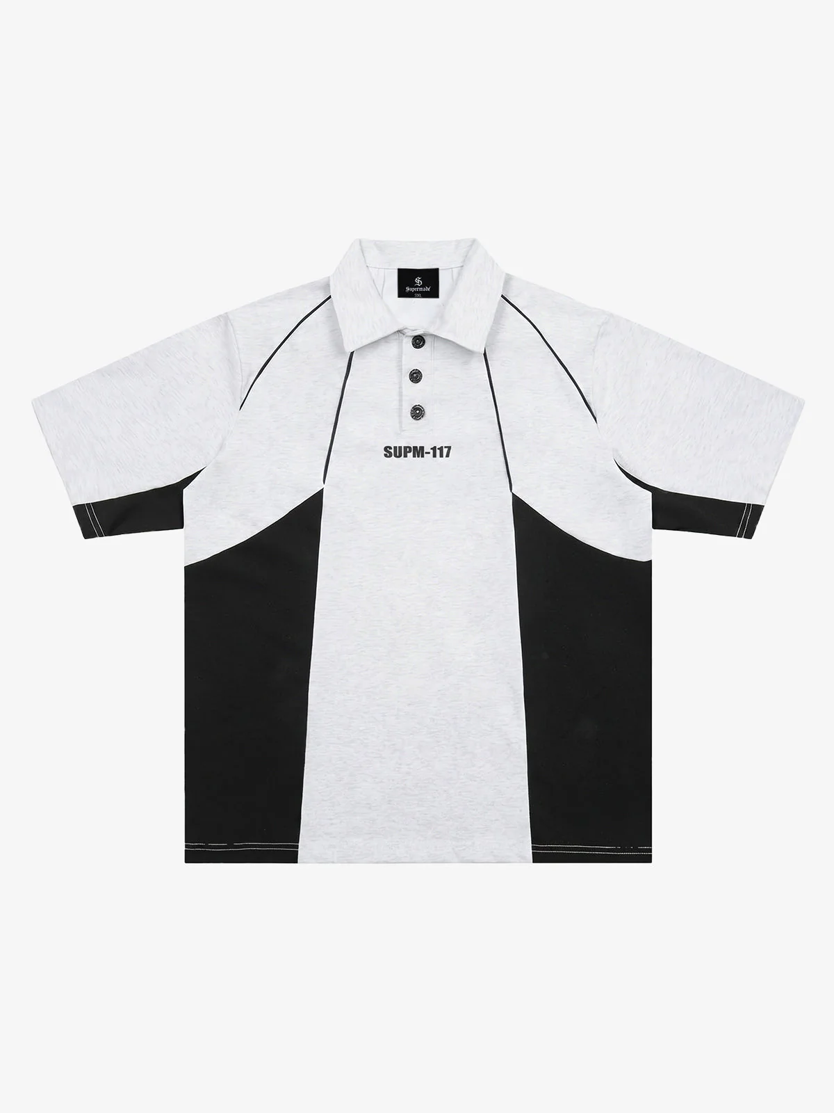 Tech-Panel Contrast Polo Shirt