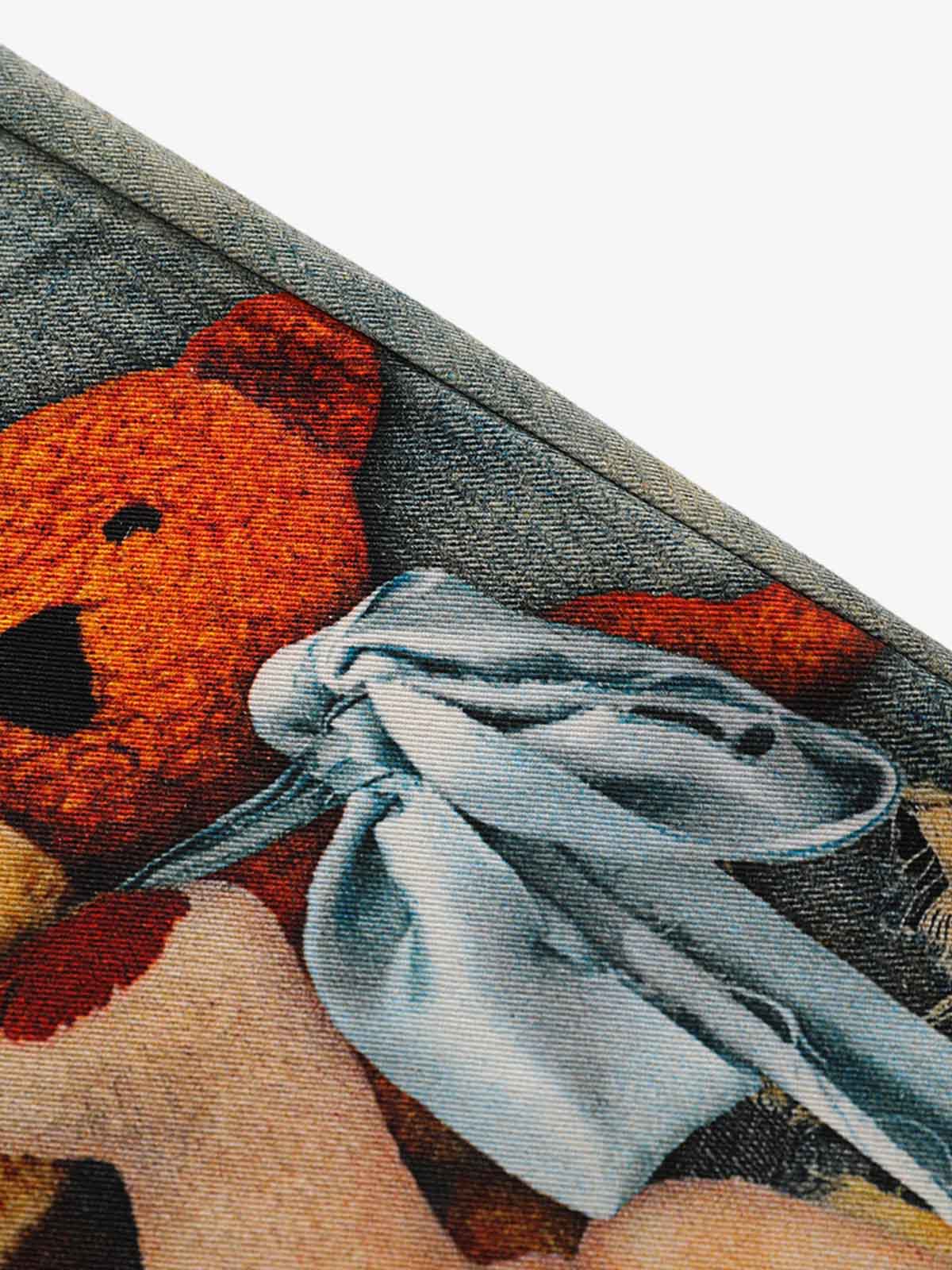 Teddy Bear Decor Pockets Baggy Pants - Image 7