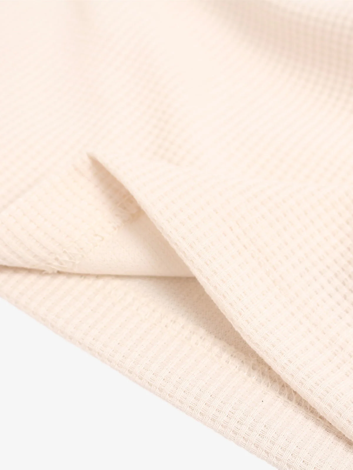 Textured Waffle SUPM Letter Graphic Long Sleeve T-Shirt - 2600 - Image 12
