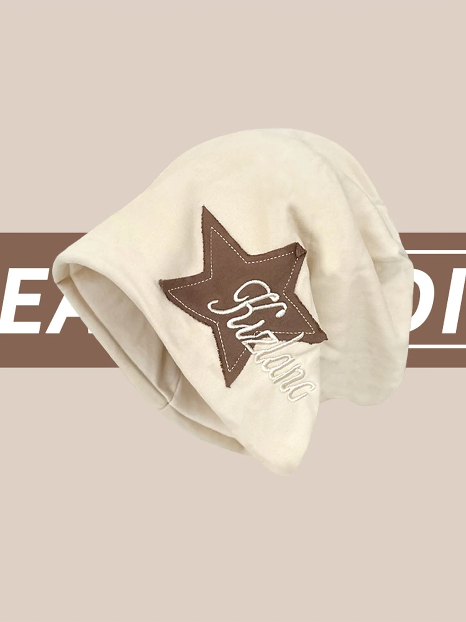 Thesupermade Star Embroidered Wrap Hat - 1703 - Image 4