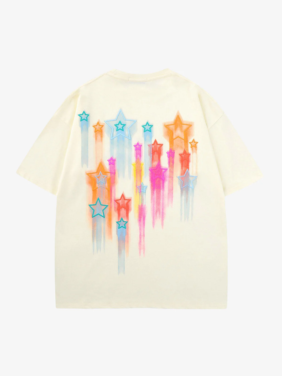 Thesupermade Colorful Full Of Stars Printed T-shirt - Image 7