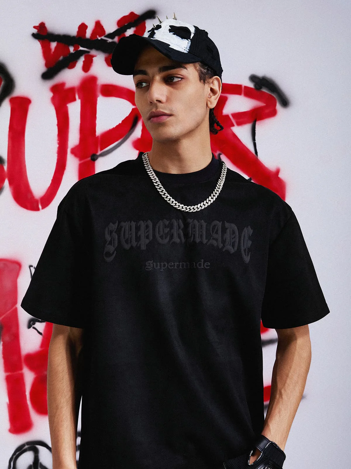 Thesupermade Skeleton Vintage T-shirt - 1642 - Image 3
