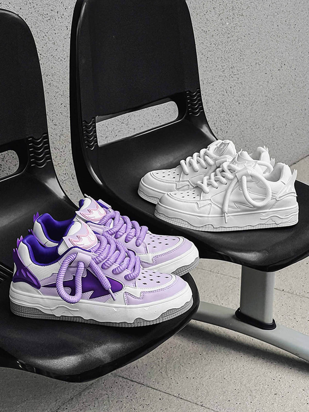 Thesupermade Niche Retro Couple Board Shoes - Image 12