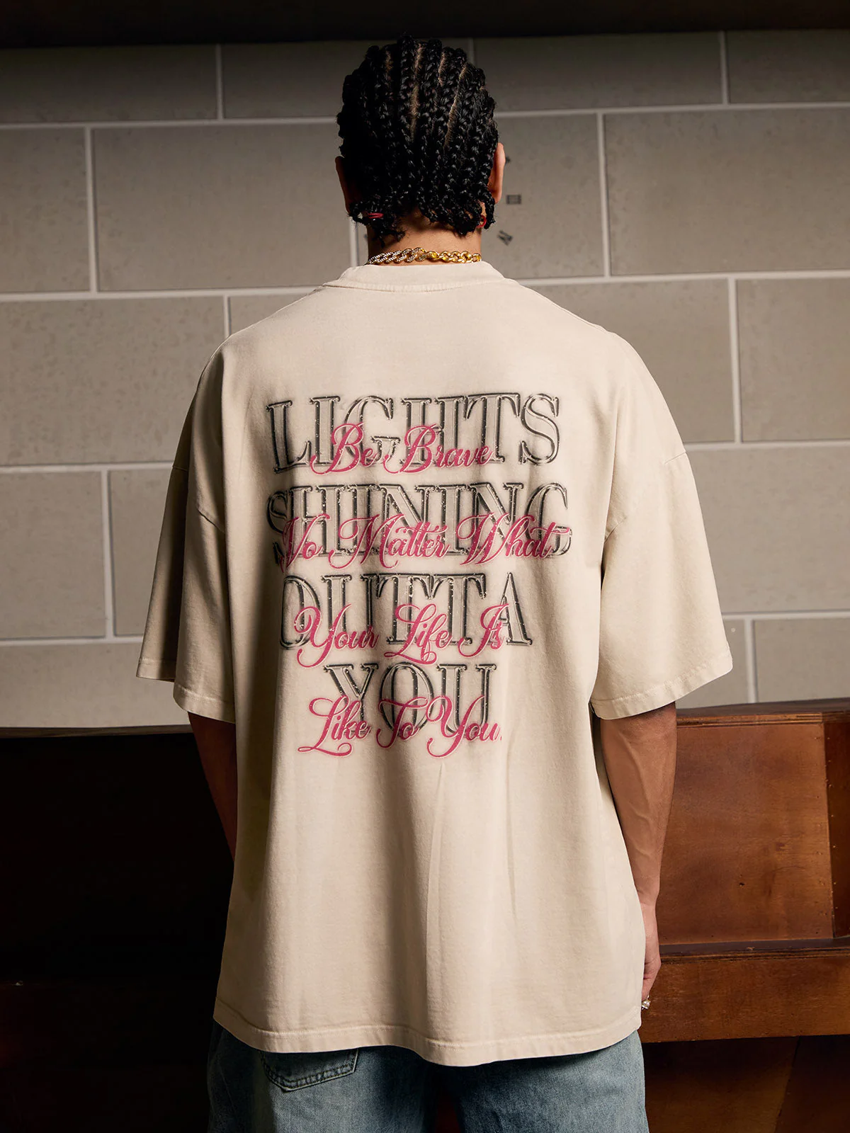Full Diamond Tooth Pattern T-Shirt - 2258 - Image 11