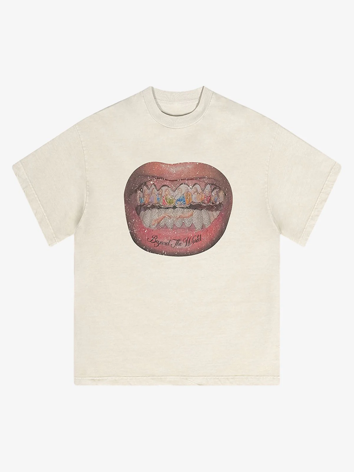 Full Diamond Tooth Pattern T-Shirt - 2258 - Image 12