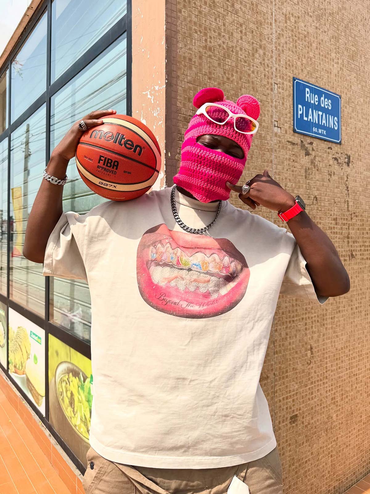 Full Diamond Tooth Pattern T-Shirt - 2258 - Image 13