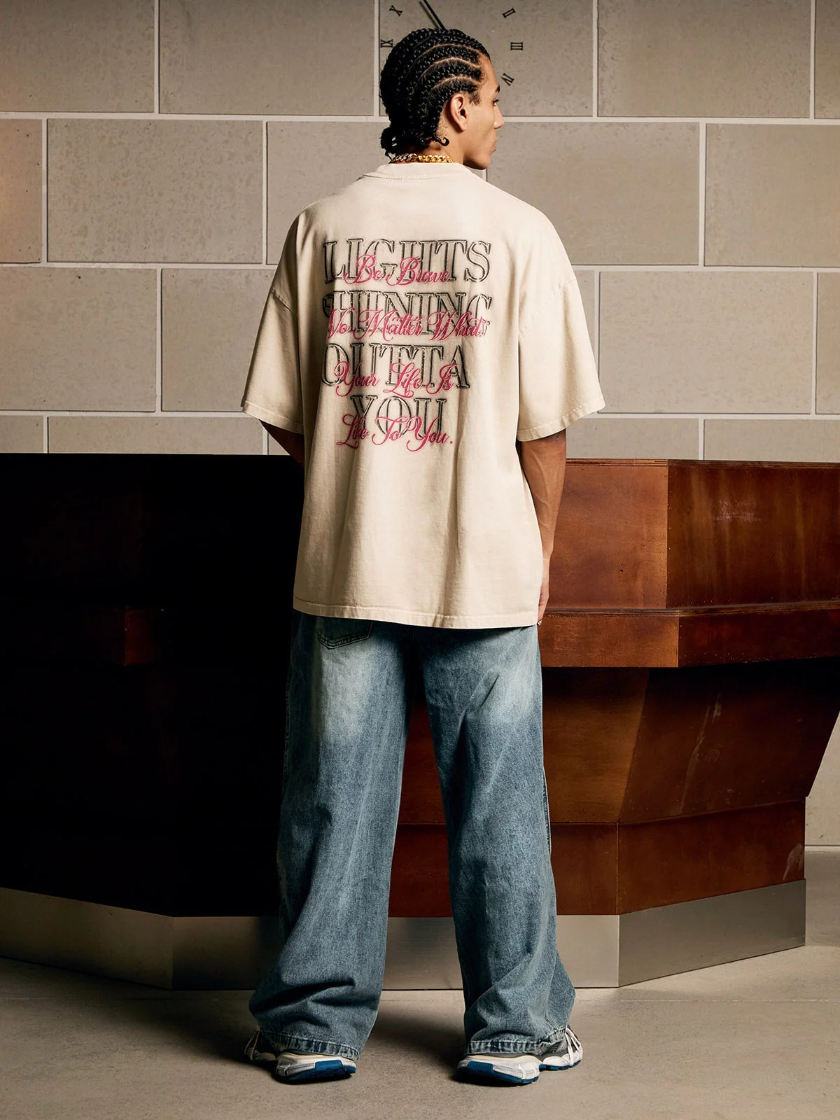 Full Diamond Tooth Pattern T-Shirt - 2258 - Image 6