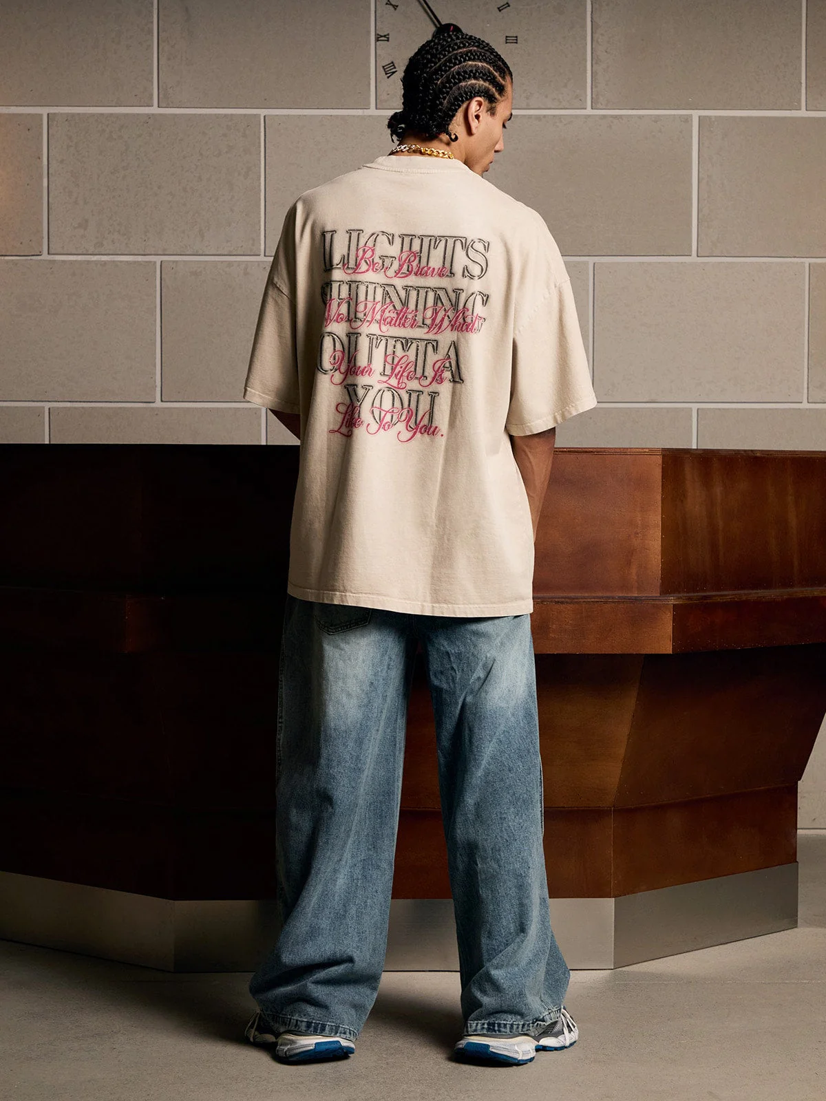 Full Diamond Tooth Pattern T-Shirt - 2258 - Image 7