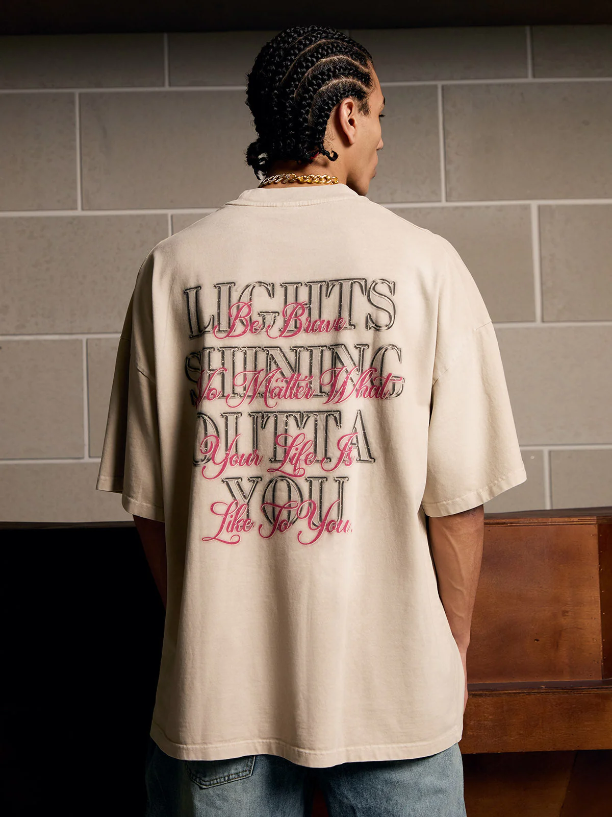 Full Diamond Tooth Pattern T-Shirt - 2258 - Image 8