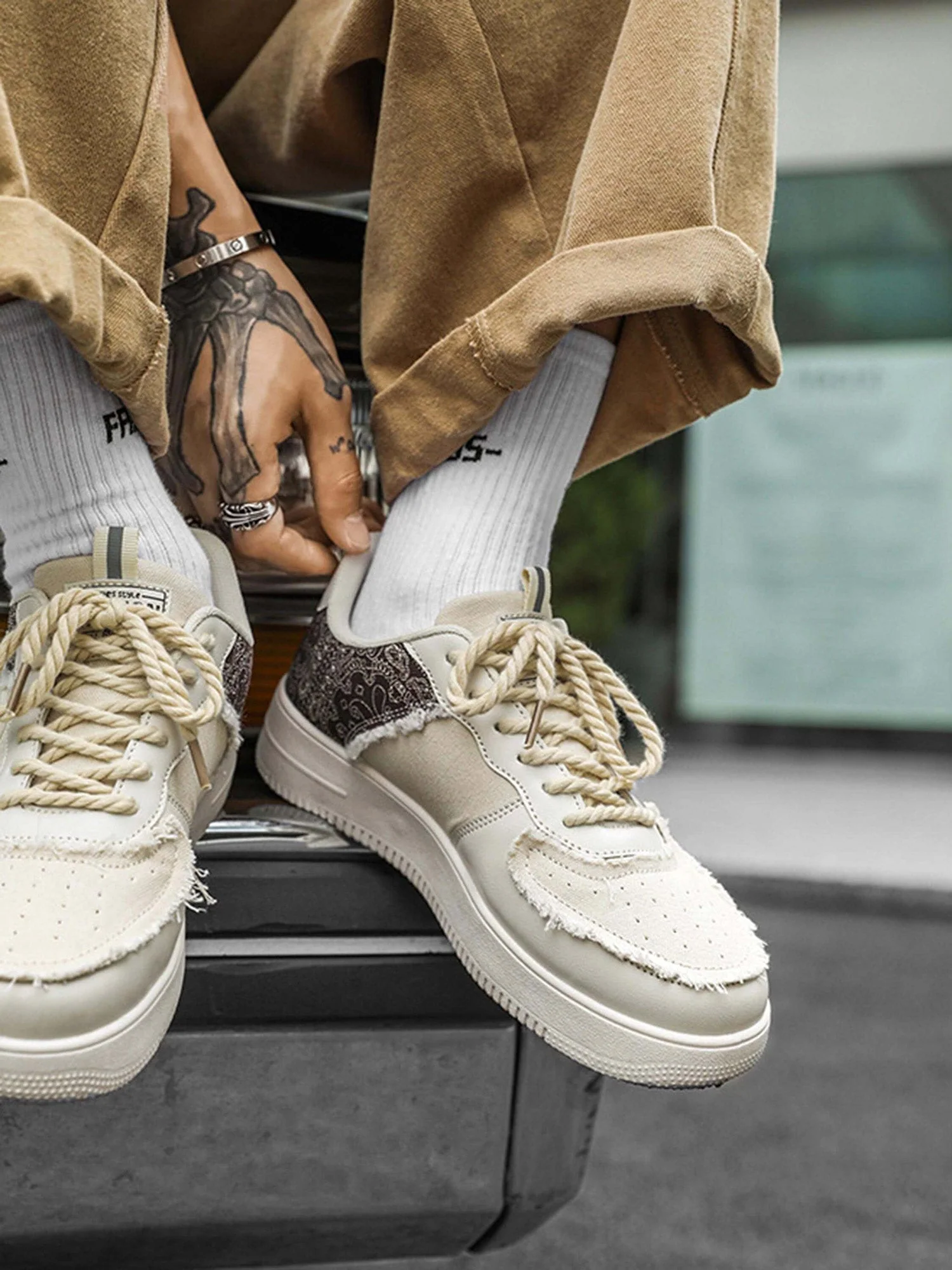 Thesupermade Retro High Street Men's Low Top Skate Shoes-1471 - Image 10