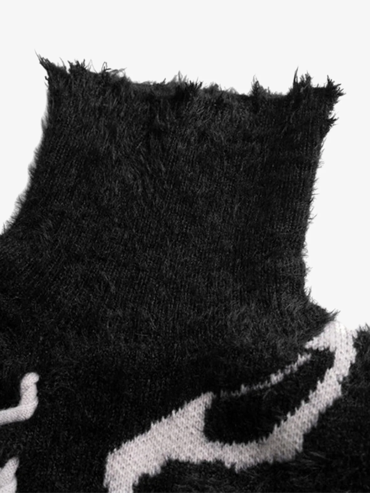 Thesupermade Ripped Knit Turtleneck Sweater - 1525 - Image 5