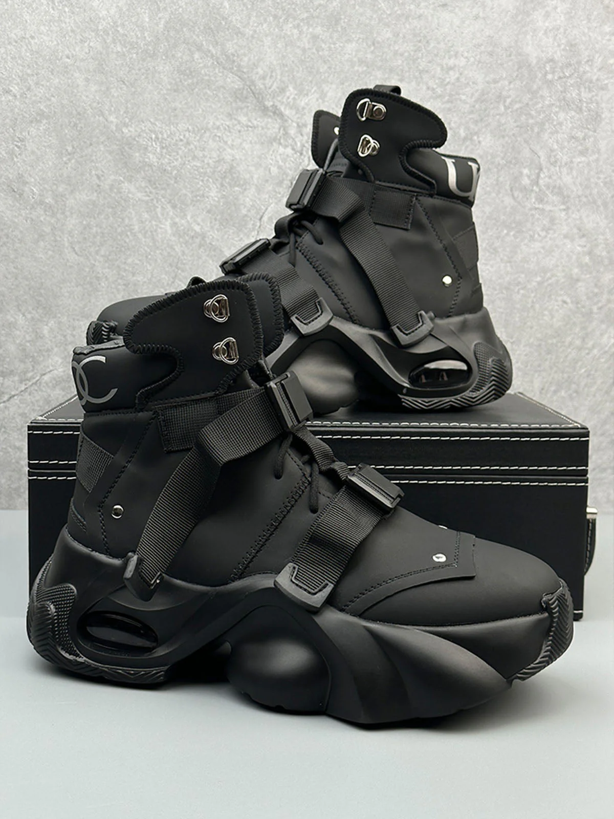Dual-Strap Stealth Runner Boots - Image 7