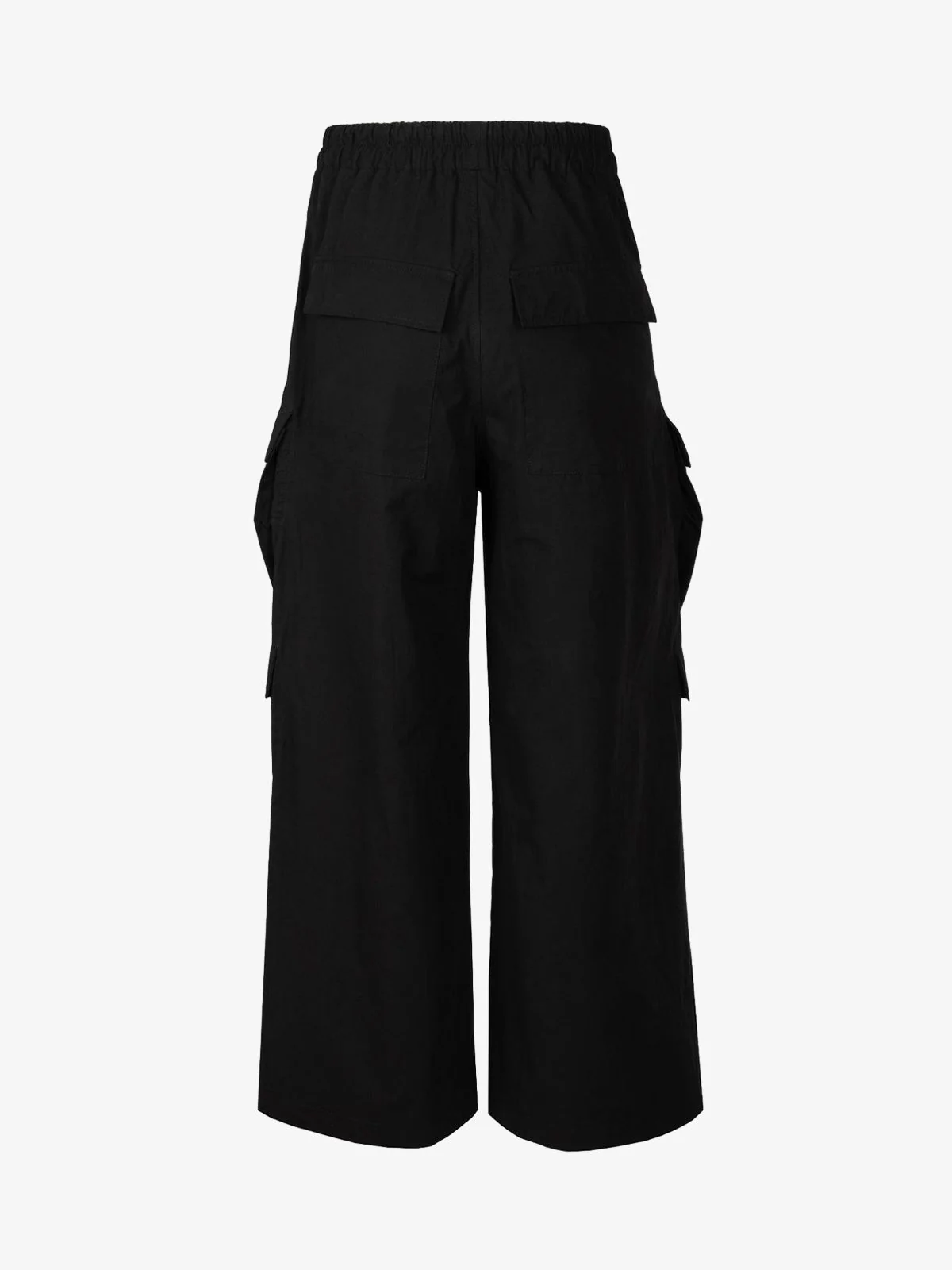 Woven Multi-Pocket Baggy Flared Pants - 2321 - Image 6
