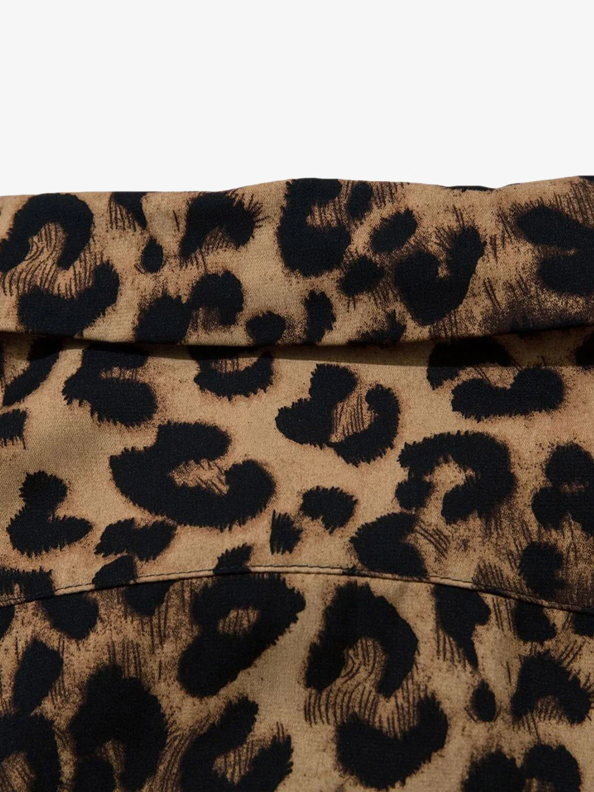 Vintage Wild Leopard Print Button-Up Shirt - 2017 - Image 2