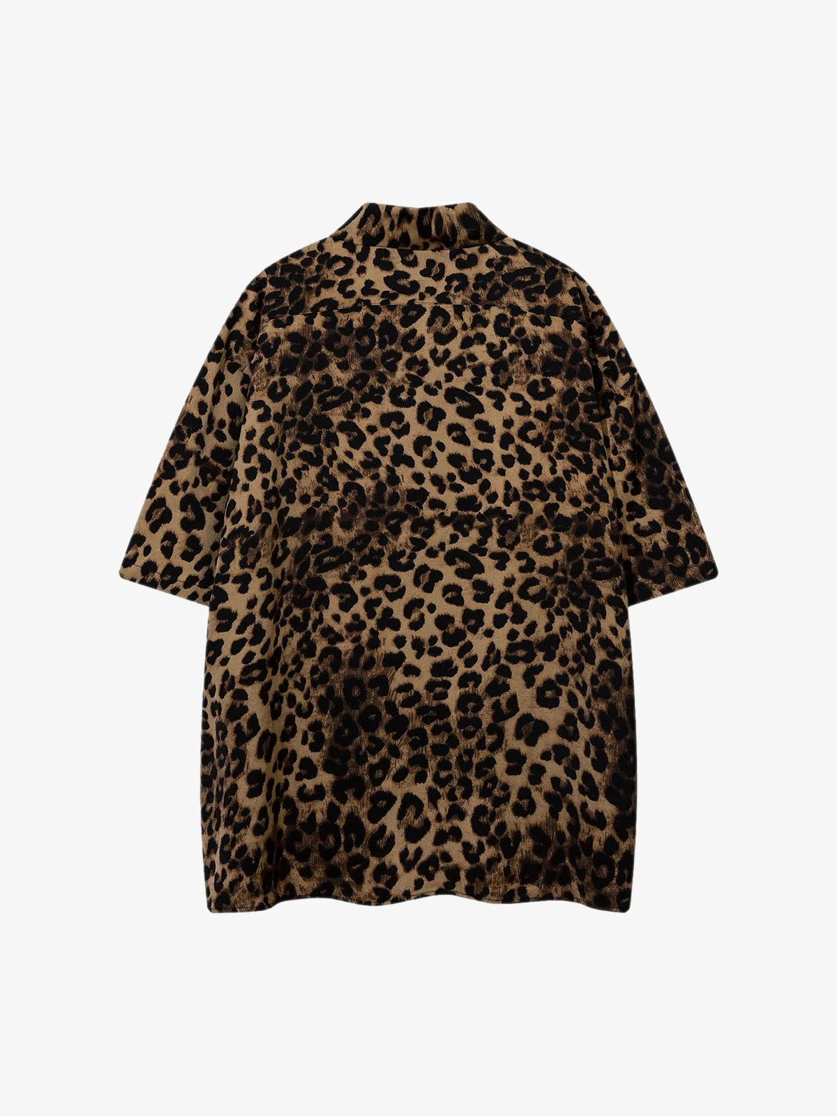 Vintage Wild Leopard Print Button-Up Shirt - 2017 - Image 4