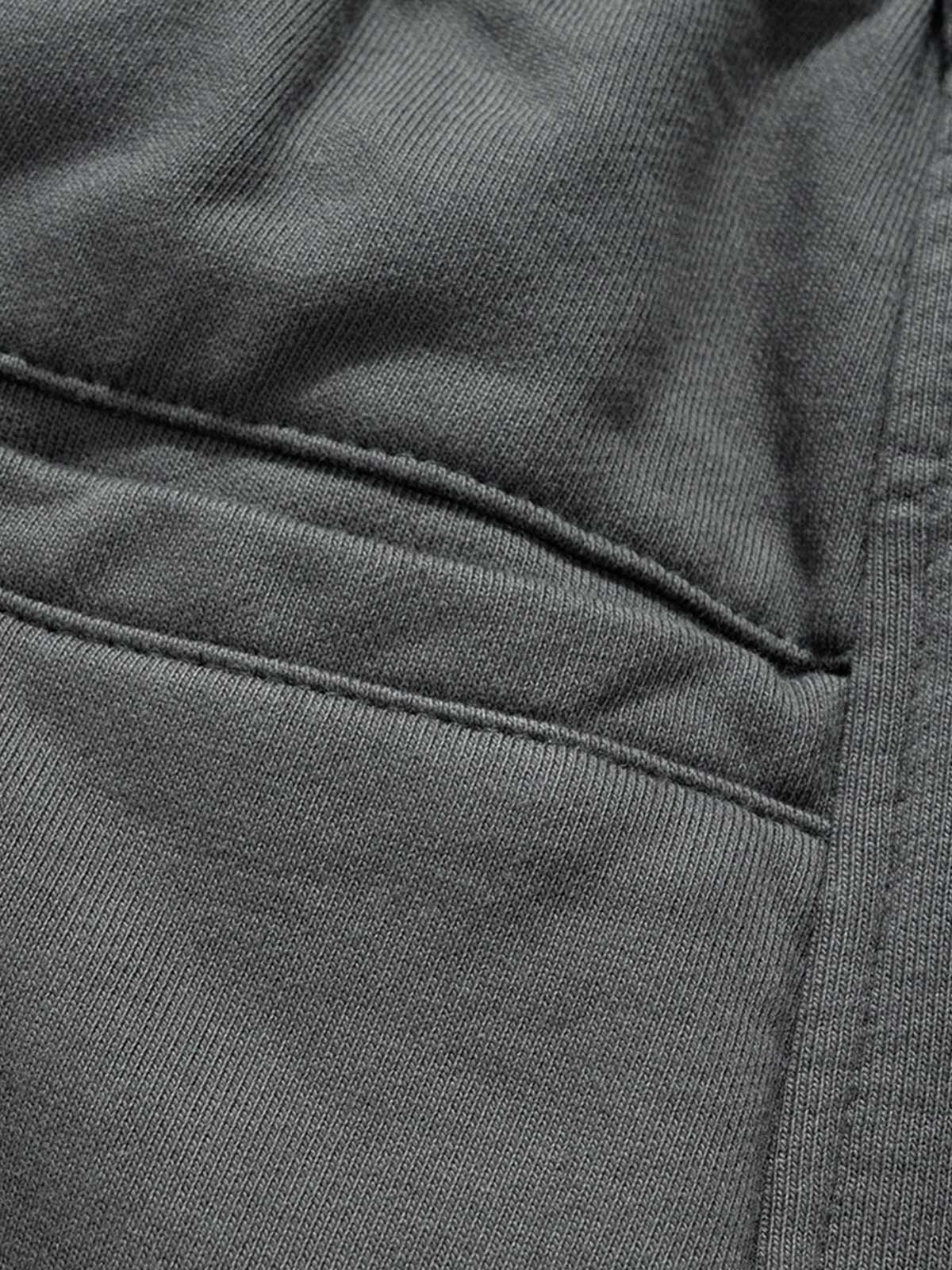Retro Functional Zipper Slit Jort - Image 12