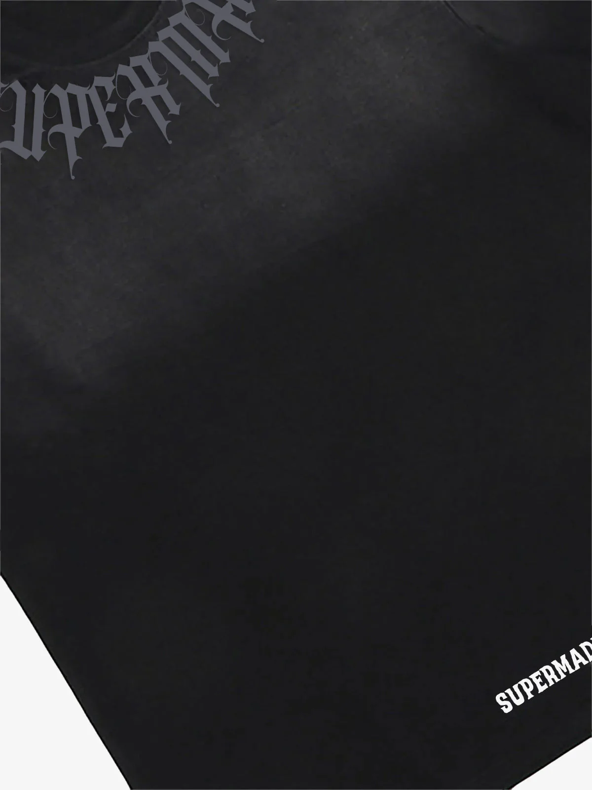 Retro Gradient Letter Printed Washed Oversize T-shirt - Image 5