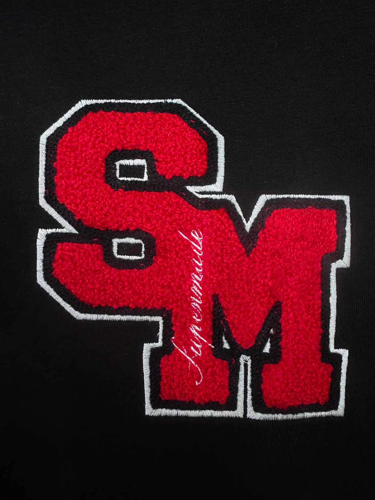 Retro Motorcycle Style Heavy Patch Embroidered T-shirt - Image 14