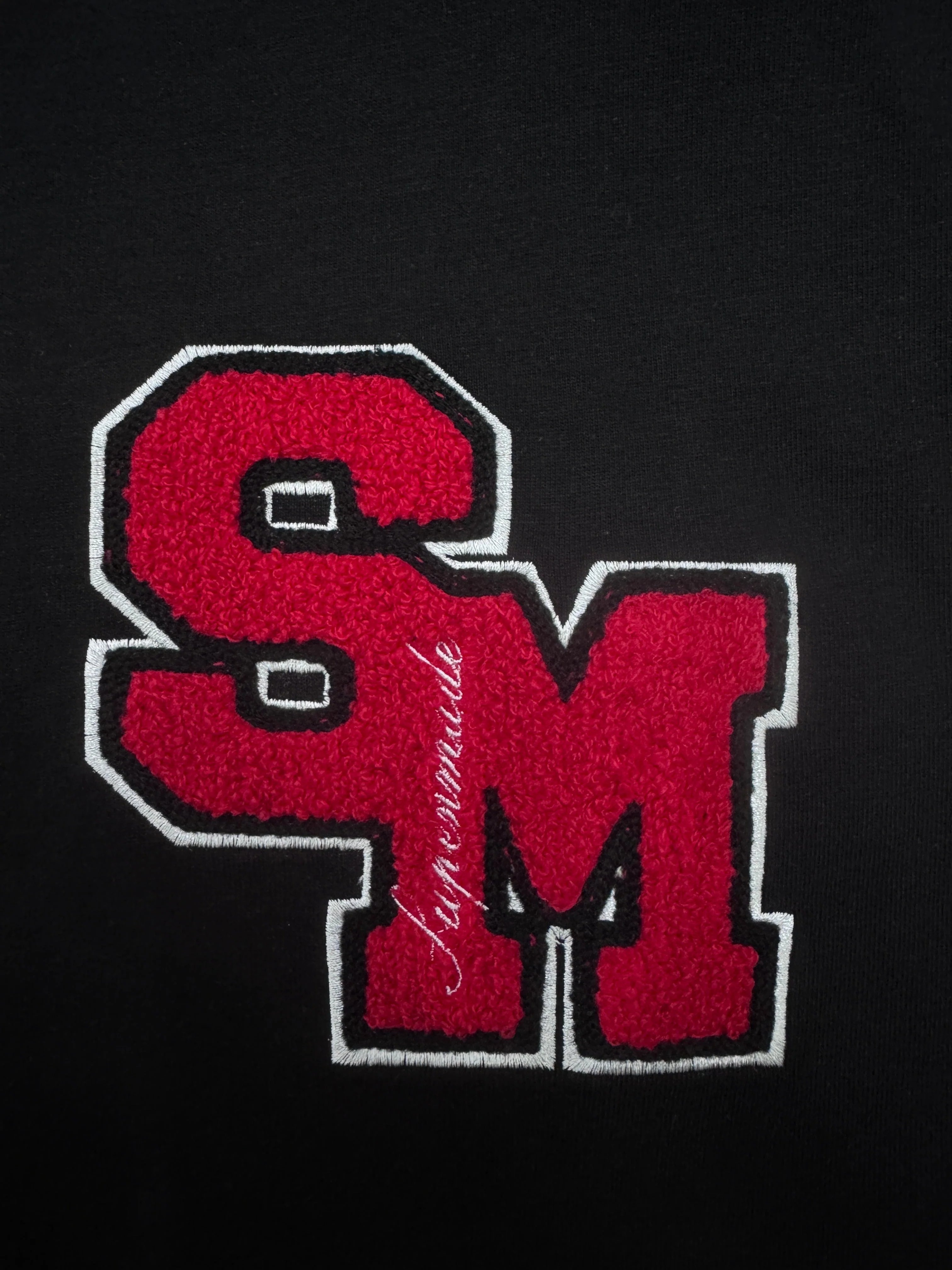 Retro Motorcycle Style Heavy Patch Embroidered T-shirt - Image 15