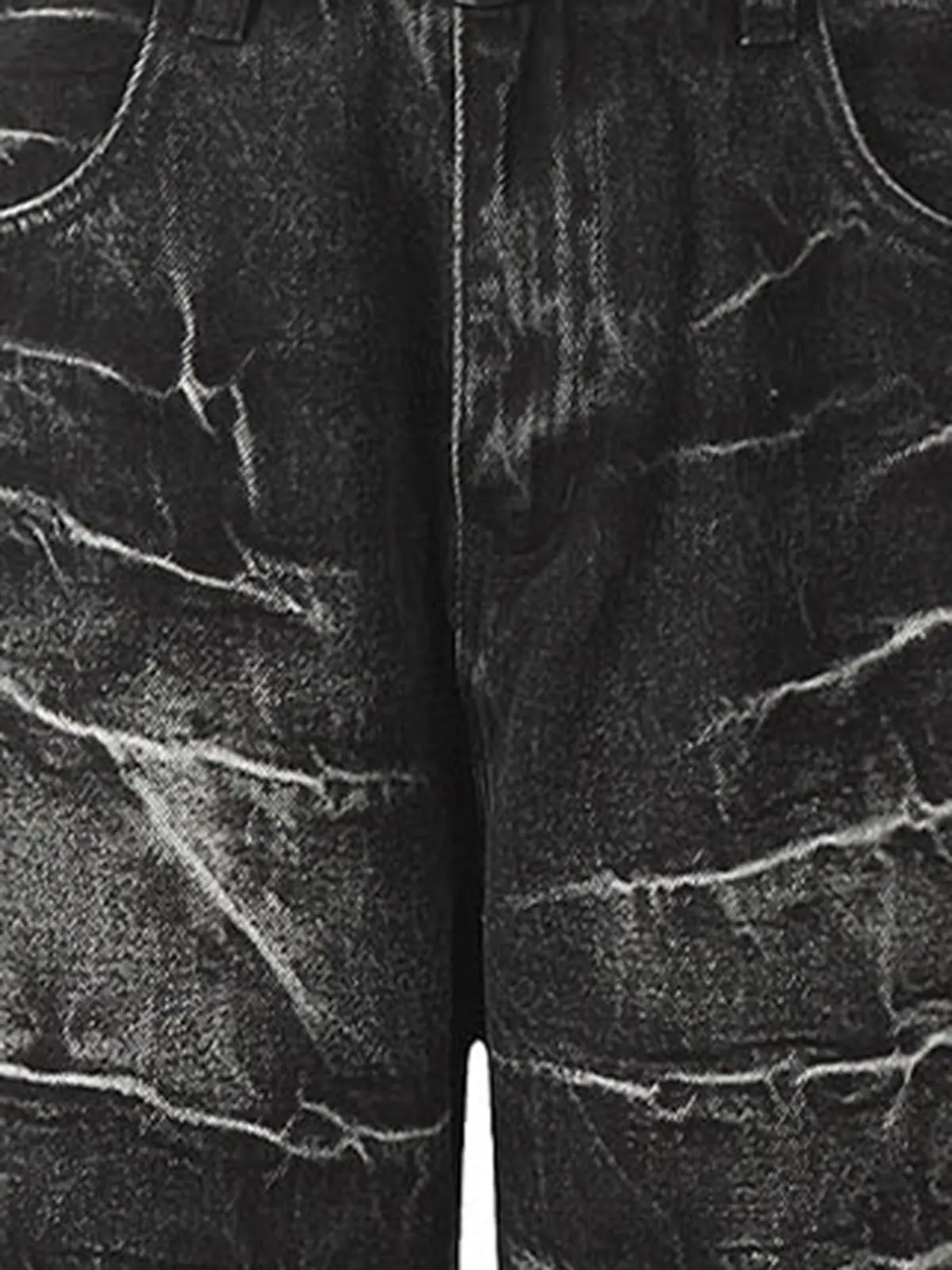 Retro Neutral Washed Straight Jeans - 2261 - Image 7