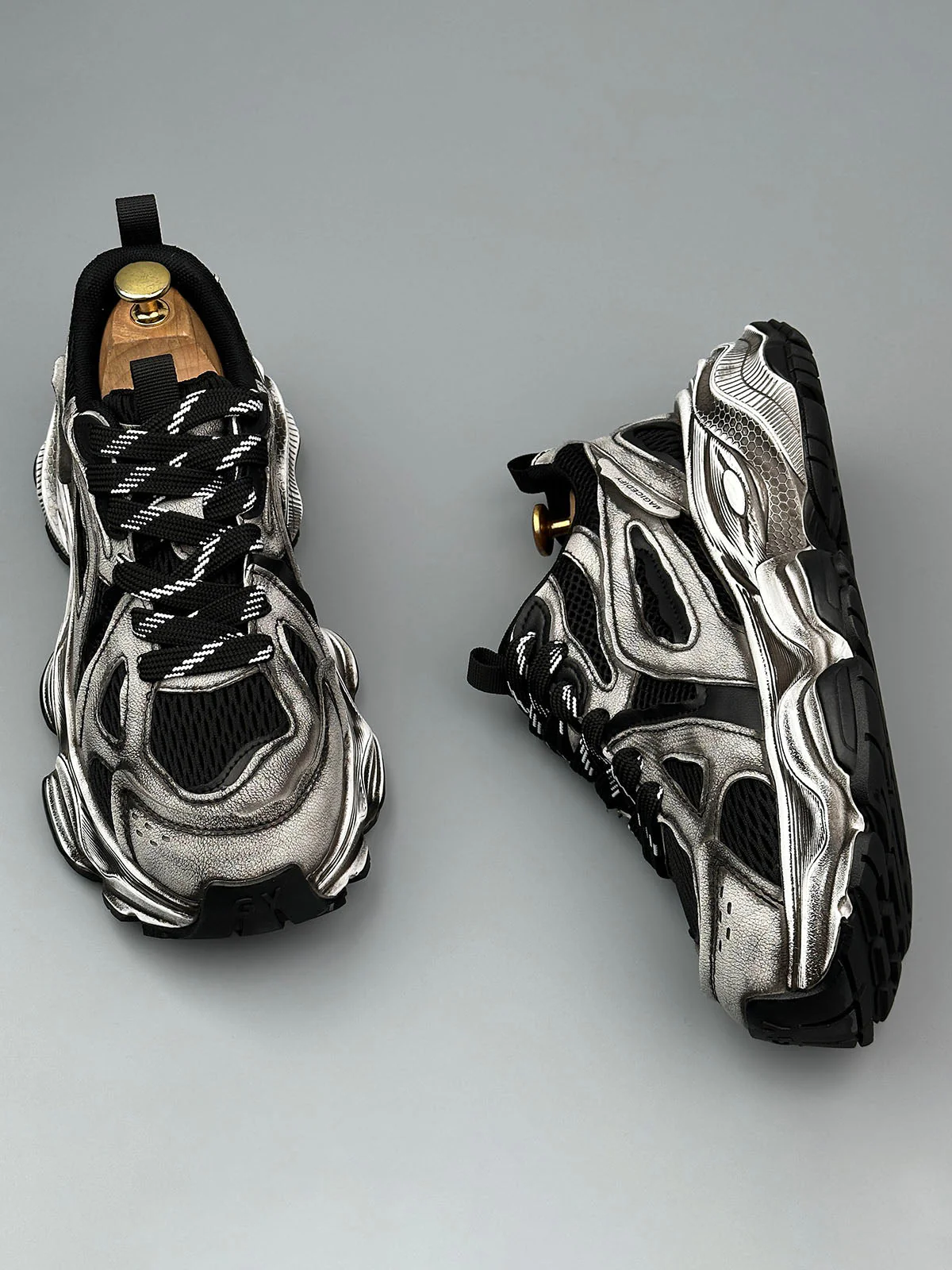 Chunky Sole Breathable Running Sneakers - Image 17
